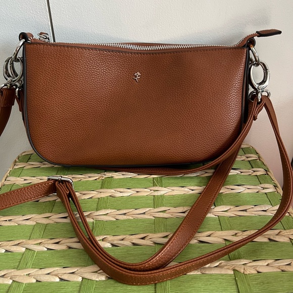 Jenna Kator, Brown Leather Crossbody Bag - Picture 1 of 8